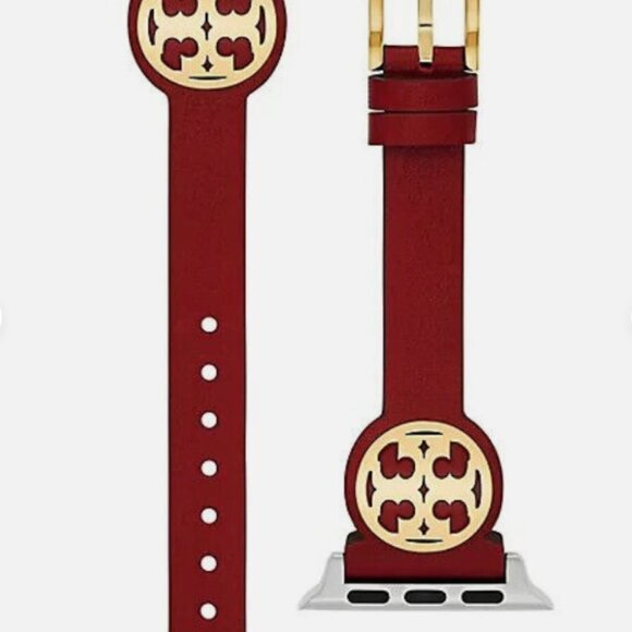 New! Tory Burch Apple Watch Band 38-40mm -Miller Collection, Leather - Picture 11 of 15